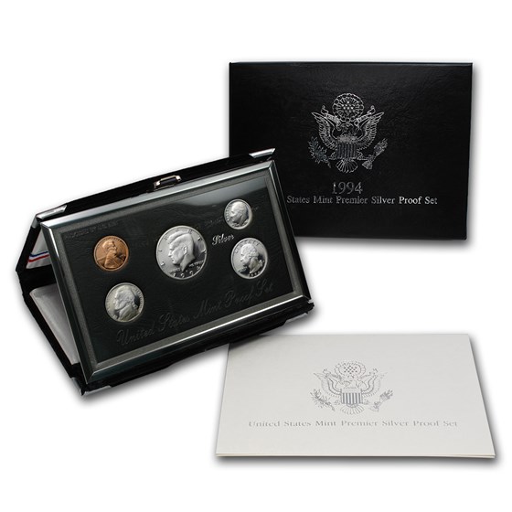 1994 Premier Silver Proof Set 1994 Premier Silver Proof Set